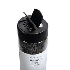 - Gerösteter schwarzer Sesame 150g | Ballaststoffreich | Protein sources vegan | Reiches Aroma | Antioxidant | Einfach streuen