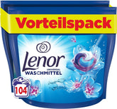 Lenor PODS All-In-1 detergent, 104 capsules, freshness 3 times longer and deep cleaning even when washing cold Naty Shop New Model