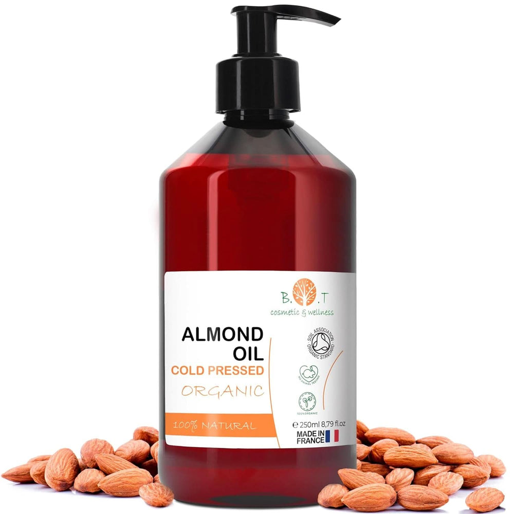 Pure BIO almond oil, cold pressed, natural, 250 ml Cosmetics and Beauty Naty Shop 250 ml Almonds
