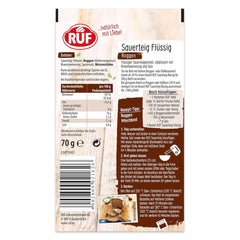 RUF Rye Sourdough Liquid, liquid extract for bread dough and rolls, Sourdough, rye and wholemeal bread, 170 grams Kitchen Naty Shop