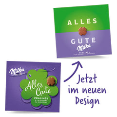 Milka All the Best Pralines 10 x 110g, Fine alpine milk chocolate pralines with cocoa cream filling (pack of 2)