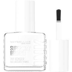 Maybelline New York Super Stay Ink Bonder 940 Alpine Snow - long-lasting nail polish for strong nails and intense color, 12.3 ml