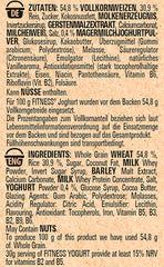 Nestlé Fitness Yogurt Whole Grain Breakfast Cereal with Partial Yogurt Flavor 1 Pack (1 x 350g)