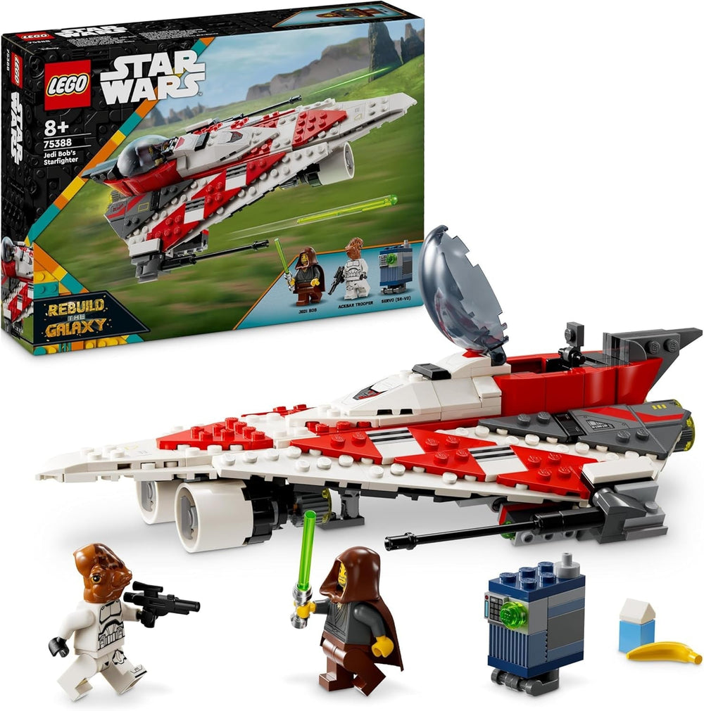 LEGO Star Wars Jedi Bob's Starfighter Building Toy Starship Toy Bricks Popular Character Birthday Gift For Boys Girls And All Fans Over 8 Years Old 75388 Building Sets Beuche den LEGO-Store Default Title