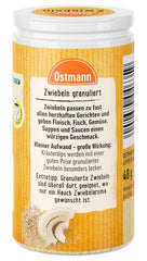 Ostmann Gewürze - Granular Zwiebeln | Zwiebelpulver zum Würzen herzhafter Gerichte | 40 g in recyclebarer Dose