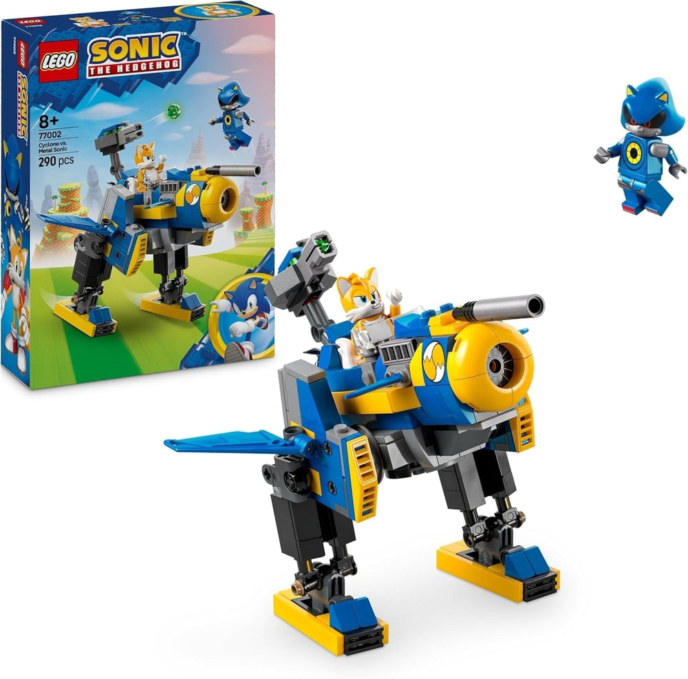 LEGO Sonic the Hedgehog Cyclone Vs. Metal Sonic - Mechs collectible toy with 2 video game minifigures - Gift idea for boys and girls from 8 years old and teenage game fans 77002 Building sets Besuche den LEGO-Store Default title