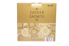 Hellma Zucker-Sachets Goldline 750 Stk. Je 3.6 G – 3.6 Kg Vorrats-Box - Zuckertütchen Einzeln, Für Kaffee Oder Tee Sweeteners Naty Shop
