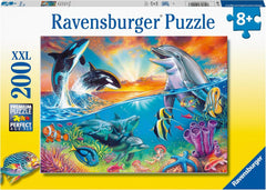 Ravensburger puzzle for children - 12900 Ocean dwellers - Underwater puzzle for children aged 8+ with 200 pieces in XXL format Puzzle Naty Shop Default title