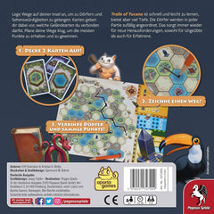 Pegasus Spiele 53150G - Traseele Tucanei, Alb, M