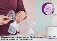 Double electric breast pump Philips Avent SCF334/02 Accessories Food and Breastfeeding Bebe Naty Shop