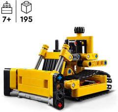 LEGO Technic Heavy Bulldozer Building Toy Bulldozer Add to Your Construction Site Construction Toy for Kids Tech Gift for Boys and Girls 7 Years Old 42163 Construction Sets Besuche den LEGO-Store