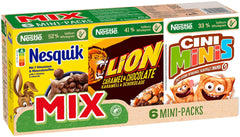 Nestlé Mix cereal mini packets, 6 pieces, 1 packet (1x200g to 4x30g, 2x40g)