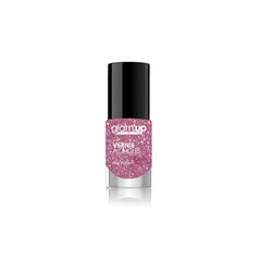 Glam'Up Paris, ultra-glossy, long-lasting, fast-drying nail polish, no. 129, pink glitter