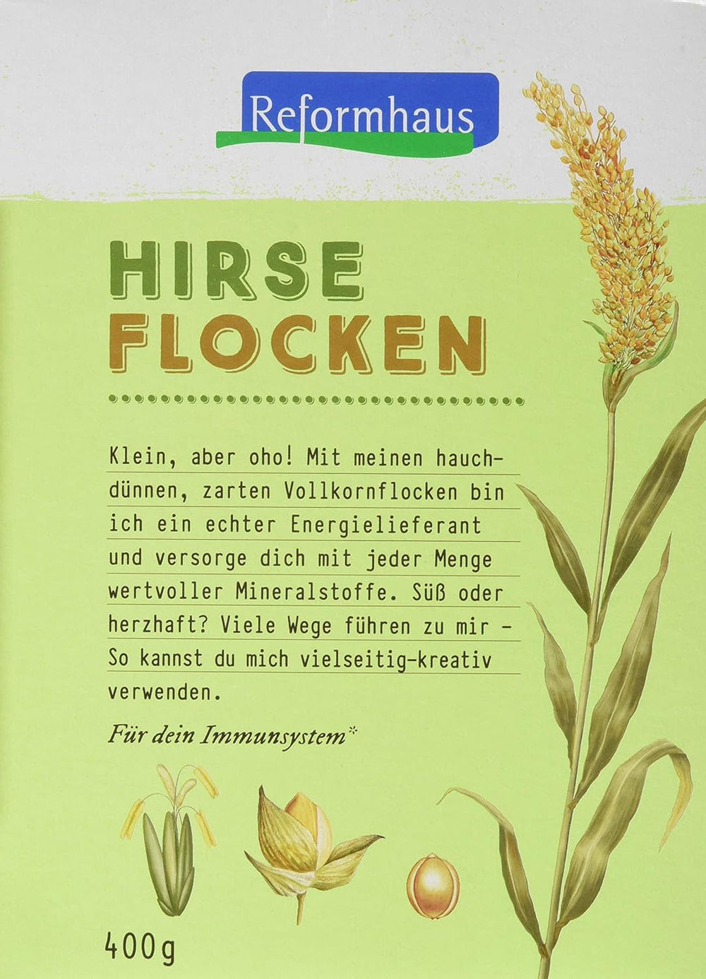 Hirse-Flocken Bio, 6Er Pack (6 X 400 G) Cereals Naty Shop Default Title