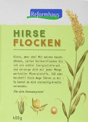 Hirse-Flocken Bio, 6Er Pack (6 X 400 G) Cereals Naty Shop Default Title