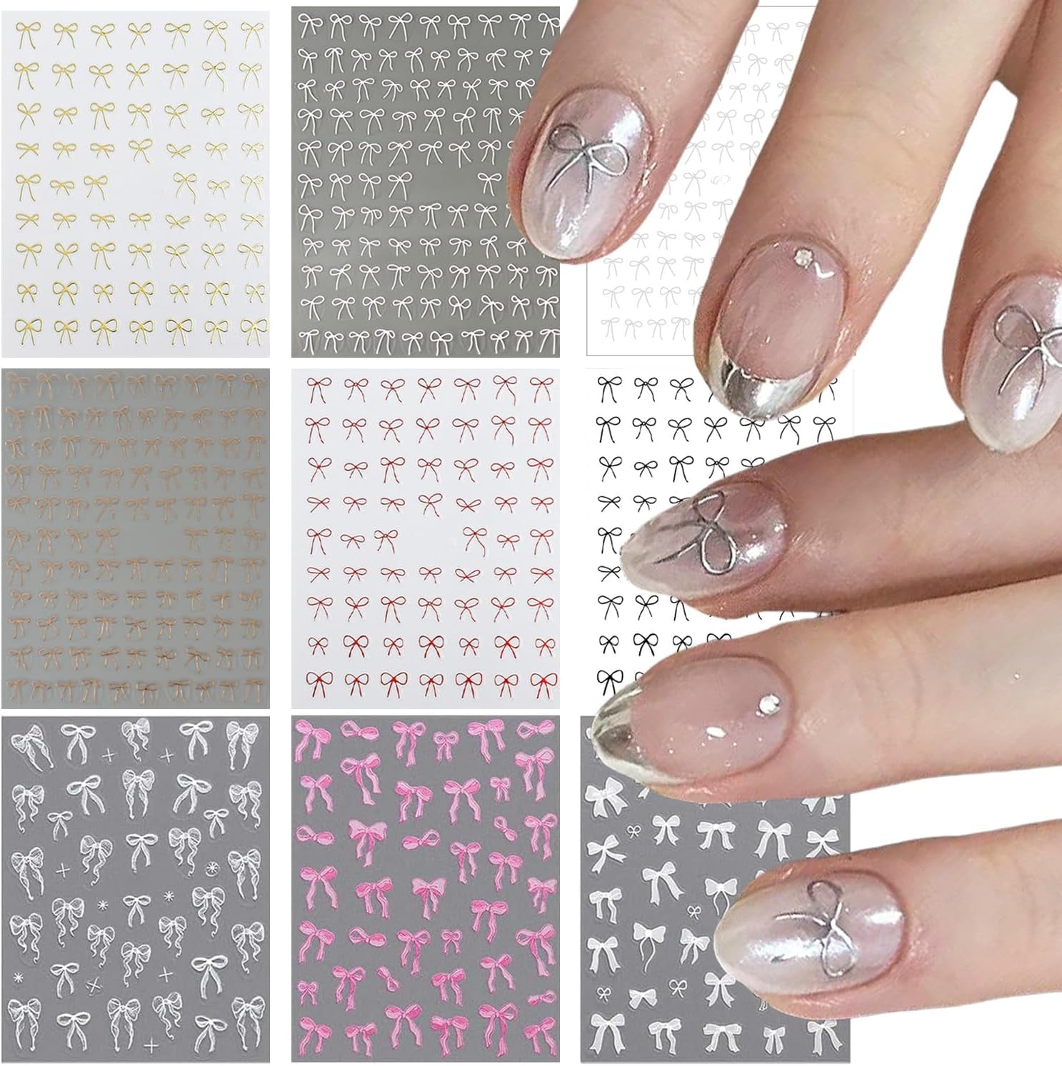 GZMAYUEN 12 culori franceze unghii autocolante 3D franceză culoare gradient unghii autocolante autoadezive unghii design unghii accesorii