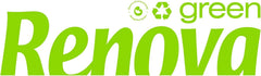 Renova - Șervețele Renovagreen, 200 șervețele, hârtie reciclată, etichetă ecologică europeană, dimensiune standard