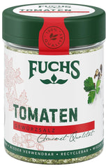 Fuchs Gewürze - Tomato Gewürz - Gewürzsalz für Tomatenbrot, Frühstücksei oder Steak - natural ingredients - 90 g in wiederverwendbarer, recyclebarer Dose