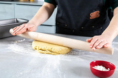 Maple Wood Tapered Rolling Pin, 51 cm, Sleeved