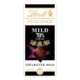 Lindt Chocolate | EXCELLENCE Mild Stick 70% | 100g | Mild dark chocolate with an intense cocoa flavor | Vegan chocolate bar