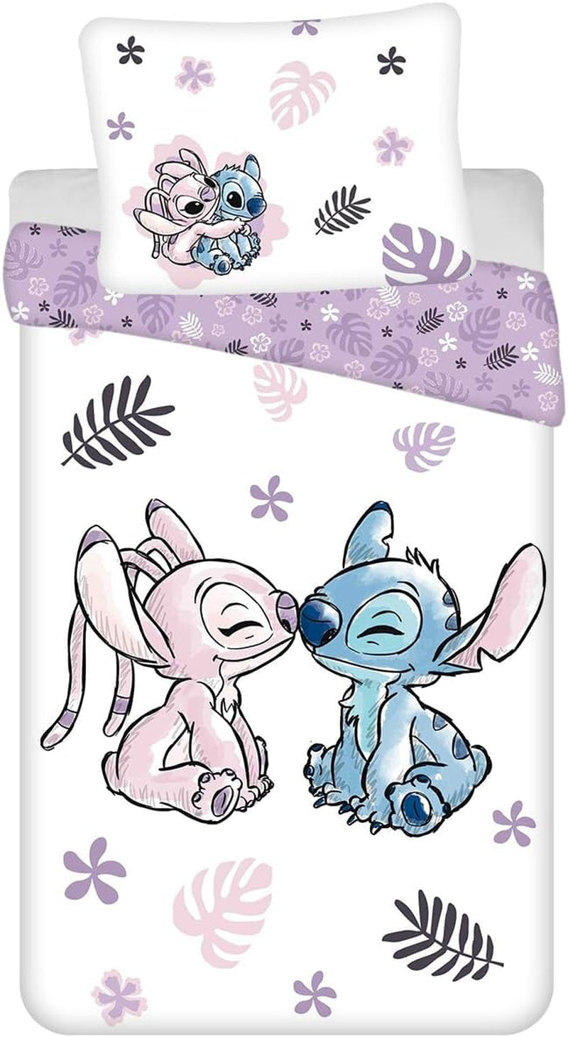 Disney Stitch Reversible Bedding 100% Cotton Bedding - Kids Naty Shop Default Title