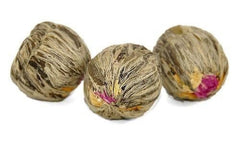 Flori de ceai âTHREE FLOWERâ 1 bucatÄ de ceai | Frunze de ceai verde - Flori de gÄlbenele - Flori de cresson european | Ideal pentru iubitorii de ceai | Ceai verde | Ceai de flori | 6G