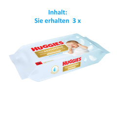 Huggies Pure Extra Care Sensitive Baby Wipes, 99% Water, Plastic Free, Fragrance Free