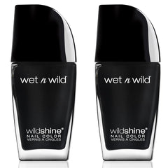 Wet n Wild Wild Shine Nail Polish, Formaldehyde, Toluene and Phthalate Free, Long Lasting Quick Dry Formula, Tickled Pink (2 Pack)