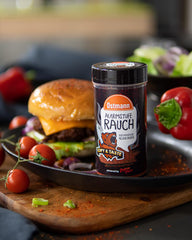 Ostmann Gewürze - Alarmstufe Rauch | Gewürzzubereitung mit Geräucherter Paprika | Für Burger, Grillfleisch und Co. | Doctor Freud 115 g in Streuer