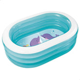 Intex 57482NP - Whale Oval Pool (Assorted Models), Blue, 163cm L x 107cm W x 46cm H
