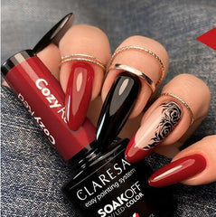 Vopsea de ochi semipermanentă Claresa Cozy Red 5 ml
