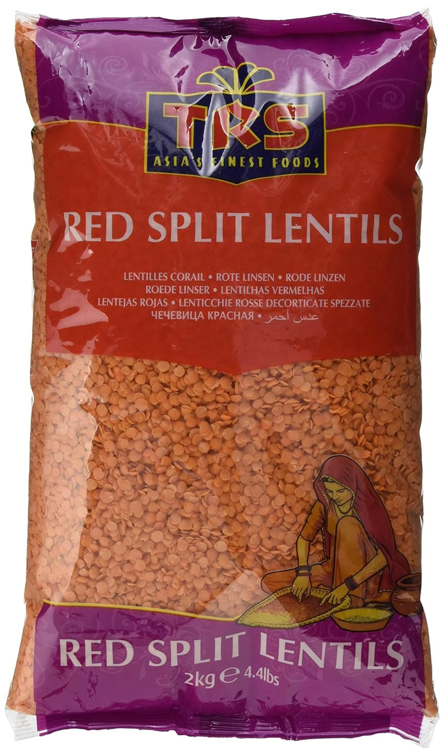 TRS - Red Lentils - (1 X 2 KG)
