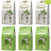 Elf-Family 6 Cutii (12 buc.) Tăiței Konjac Organici Ultra Low Carb Shirataki Vegani Fără Gluten - 1,62 kg, Tăiței Instant fără carbohidrați/Keto/Scăzuți în calorii/Fără grăsimi/Fără zahăr - Spaghete și Fettuccine