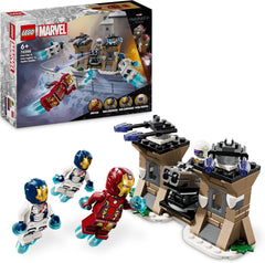 LEGO Marvel Iron Man & Iron Legion Vs. Hydra Soldier, Avengers Building Toy, Creative Playset for Kids and Superhero Fans, Gift for Boys and Girls 6 Years Old 76288 Building Sets Besuche den LEGO-Store Default Title