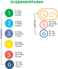 Bambiboo Disposable Diapers, Skin Friendly, Fine Bamboo Fiber - Baby Diaper Panties - Disposable Diaper Covers - Sensitive Skin Protection - Highly Absorbent - Size 4 (Maxi), 16 Pieces