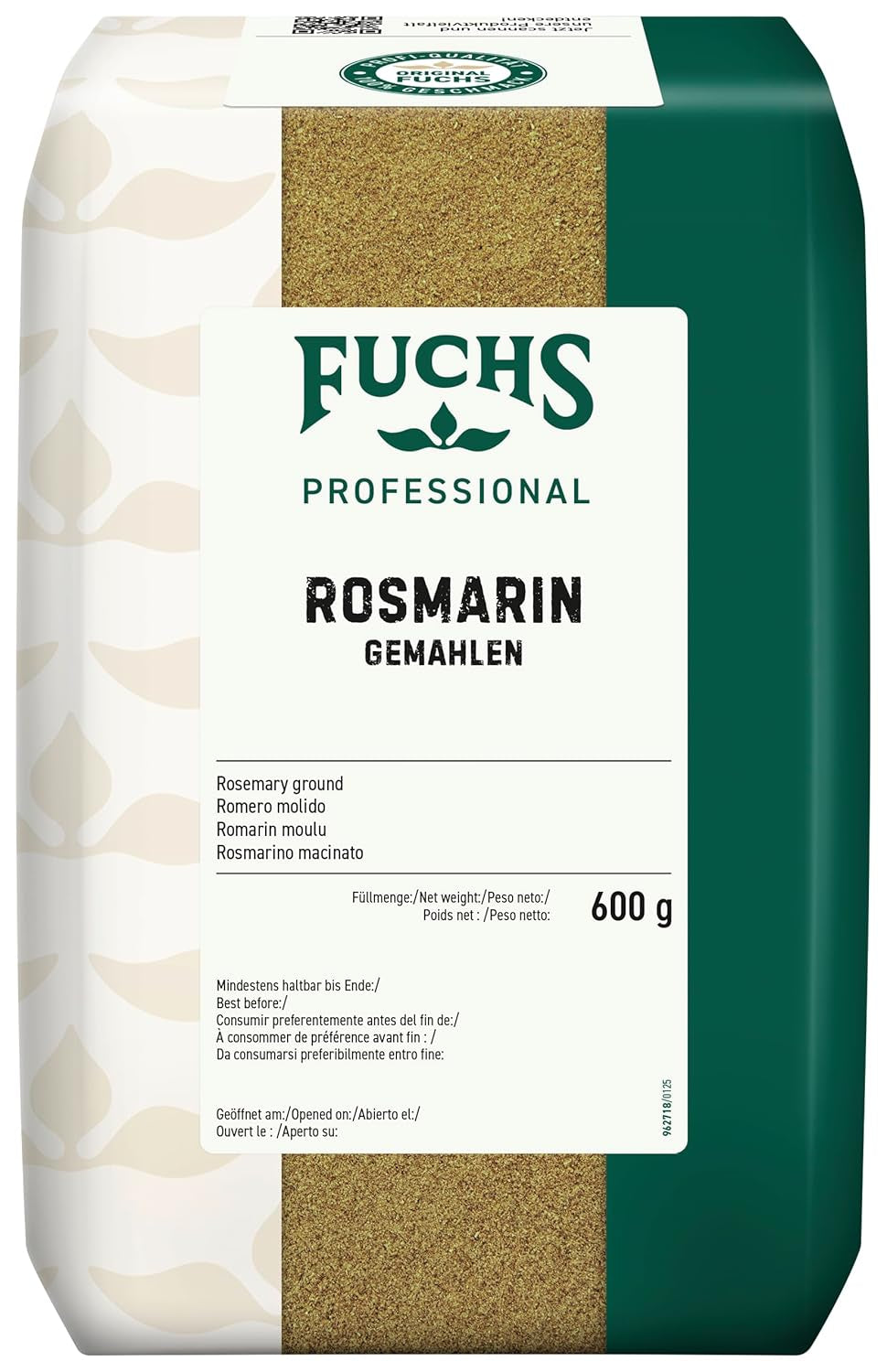 - Rosemary gemahlen | Für Rosmarin-Kartoffeln und Lamm-Gerichte | Profi-Qualität für Großverbraucher | 0.6 kg im recyclable bag