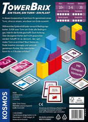 KOSMOS 684228 TowerBrix: O echipă, UN turn - UN plan? Joc de dexteritate cooperativ, construiți împreună fără un plan, joc de societate pentru 1-6 jucători cu vârsta de 10 ani și peste