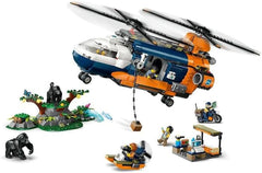 LEGO City Jungle Explorer Helicopter, Adventure Playset for Kids 8+, Christmas or Birthday Gift for Kids, 5 Minifigures and 3 Gorillas 60437 Building Sets Besuche den LEGO-Store