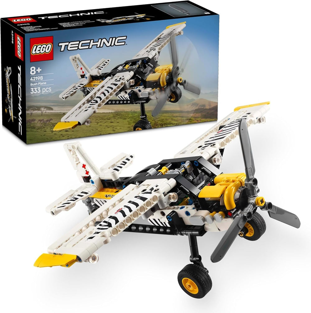 LEGO Technic Propeller Airplane Building Toy for Kids 8 Years Old Boys and Girls Gift 4 Cylinder Piston Engine Rotating Propeller Airplane Model 42198 Building Sets Besuche den LEGO-Store Default Title
