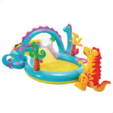 Intex 57135NP - Dinoland Inflatable Play Center, Vinyl, Multicolor, 302x229x112 cm