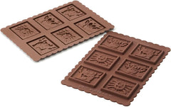 Silikomart 22.172.77.0165 CKC, 12 Chocolate Monsters on Biscuits Kitchen Naty Shop