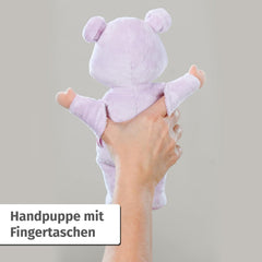 Păpușă moale Baby Born for Babies Mouse, 26 cm, cu urechi și buzunare pentru degete, pentru nou-născuți, 836590 Zapf Creation, Roz