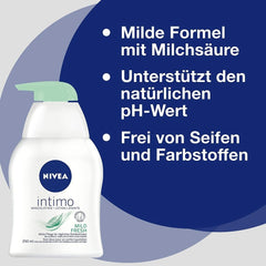 NIVEA, Intimate wash lotion with lactic acid, chamomile extract and organic jojoba oil, 250 ml Shower and bath Naty Shop