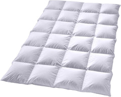 Down duvet Billerbeck Martina® - Duvet 135 X 200 Cm - Duvet for all seasons - Suitable for allergy sufferers - 90% goose down, 10% goose feathers - White Duvets and quilts Naty Shop