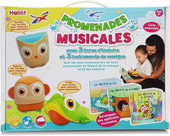 HA 4007 Instrumente muzicale, plimbări muzicale, 3 cărți și 3 instrumente Jucarii Bebe Naty Shop Titlu implicit