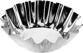 Forme mari pentru tartă Tescoma Delicia, în formă de coș, 6 bucăți, argintii