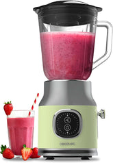 Cecotec Standmixer Retro Retrotwist Green. 800W Maximale Leistung, Pulse-Funktion, 4-Klingen-Messer Mit Schwarzer Titanbeschichtung Und 1L Krug, Vintage-Design in Grün Kitchen Naty Shop