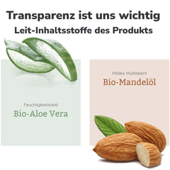 Lavera Basis Sensitiv, îngrijire intensivă pentru pielea uscată cu Aloe Vera si ulei de migdale, 150 ml Naty Shop
