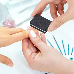 100 de Èabloane pentru unghii, Èabloane de modelare, autoadezive, cu 4 foi de tampoane adezive transparente pentru unghii Èi 3 pile de unghii, accesorii pentru extensii de unghii cu gel, pentru unghii artificiale