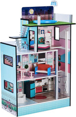 Olivia'S Little World Style Barcelona Casa de păpuși Casa de păpuși, albastru TD-13111D Casute de papusi Naty Shop Titlu implicit